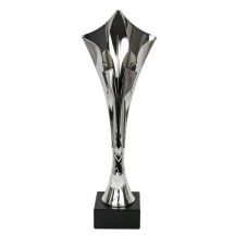 Puchar plastikowy srebrny