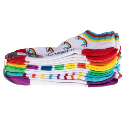 2. Skechers 6pk Girls No Terry S115376-MULT wielokolorowe 31-34
