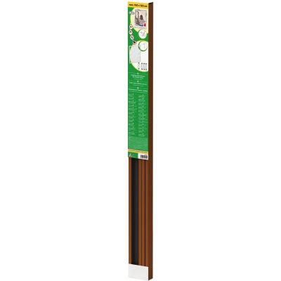 47. MOSKITIERA OKNO ALU 100X120 BRĄZ PLUS