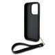 5. Etui DKNY Wrist Strap Stock Logo na iPhone 15 Pro - czarne