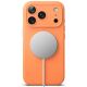5. Etui Ringke Silicone Magnetic MagSafe na iPhone 17 Pro - pomarańczowe