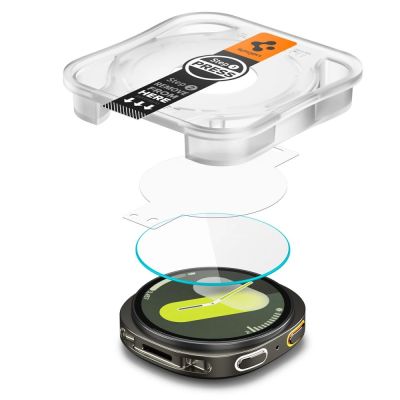 2. Szkło hartowane Spigen Glas.TR ”Ez-Fit” na Samsung Galaxy Watch 8 40 mm - przezroczyste
