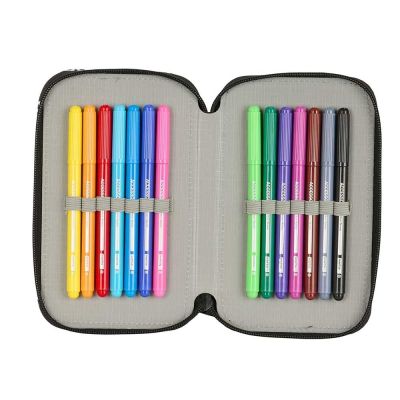 4. FC Barcelona piórnik z wyposażeniem double filled pencil case 29 PCS 412625854