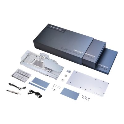 11. Phanteks Glacier G40 Blok wodny + Backplate