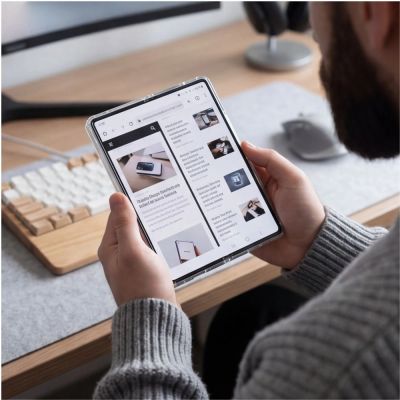 5. Etui Tech-Protect FlexAir Hybrid na Samsung Galaxy Z Fold 8 Ultra - przezroczyste
