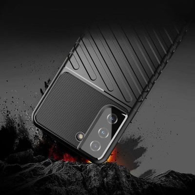 5. Thunder Case etui Samsung Galaxy A14 5G silikonowy pancerny pokrowiec niebieskie