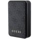 Powerbank Guess 4G Leather Metal Logo 18W 10000mAh - czarny