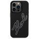 3. Etui Karl Lagerfeld 3D Rubber Signature na iPhone 15 Pro - czarne