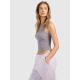 4. Top slim z prążkowanej dzianiny damski 4F 4FRAW25TSLEF310-25S