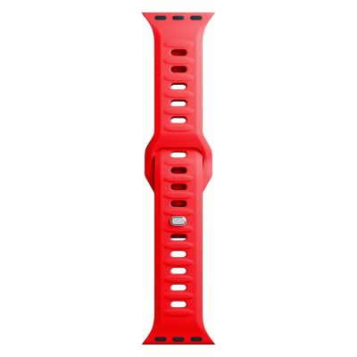 9. Pasek silikonowy 3mk Silicone Watch Strap for Apple Watch 42 / 44 / 45 / 49 mm - czerwony