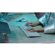 6. Klawiatura Logitech MX Keys S 920-011566 RF Wireless + Bluetooth QWERTZ Niemiecki Aluminium, Biała