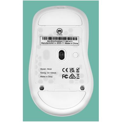 4. Mysz gamingowa GAMIAC PA50 - biała