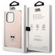 8. Etui Karl Lagerfeld Silicone Choupette Body na iPhone 14 Pro - jasnoróżowe