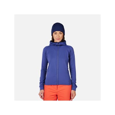 Bluza damska ROSSIGNOL W Mid Layer Thin Fz niebieska