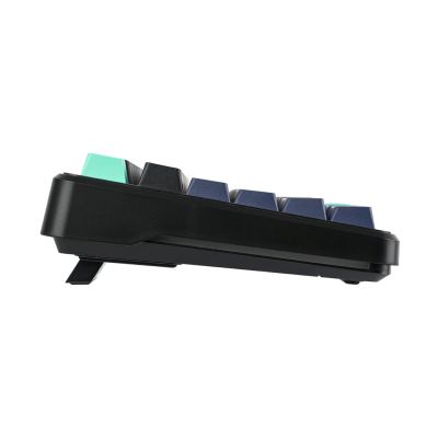 5. Klawiatura gasket F87 Pro Dark Blue + Black + Cyan GrayWoodV4 switch RGB AULA