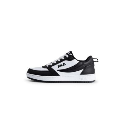 4. Fila Rega buty sportowe męskie sneakersy modne wygodne wytrzymałe czarno-białe