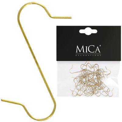 HACZYKI DO BOMBEK METALOWE 50SZT ZŁOTE MICA