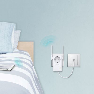 6. TP-Link wzmacniacz sygnału bezprzewodowego TL-WA860RE, 300 Mb/s, 802.11n/g/b, gniazdo elektryczne