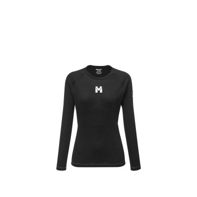 3. Koszulka damska MILLET Trilogy Wool Ts Ls W czarna