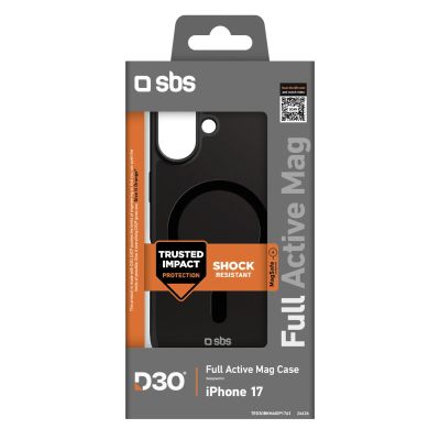 2. Etui SBS Full Active Mag z technologią D3O na iPhone 17 - czarne