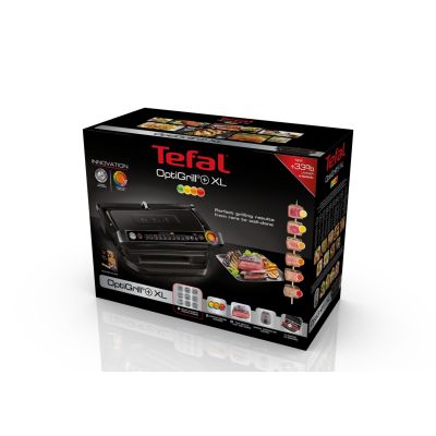 10. Grill Tefal GC7228 ( stołowy-zamknięty ; 2000W ; kolor czarny )