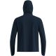 Bluza z kapturem męska Odlo CUBIC Mid layer hoody niebieska