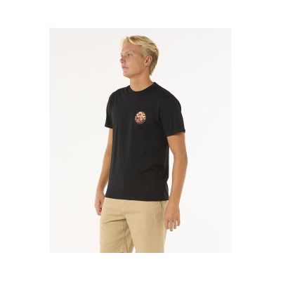 5. Koszulka RIP CURL Wettie Passage Icon Tee czarny