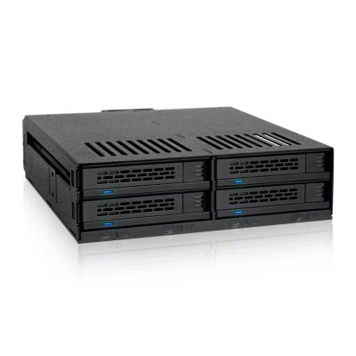 7. Stacja dokująca Icy Dock MB324SP-B, 0 TB, Serial ATA, Serial ATA II, Serial ATA III, Serial Attached SCSI (SAS), 440 g, Komputer stacjonarny