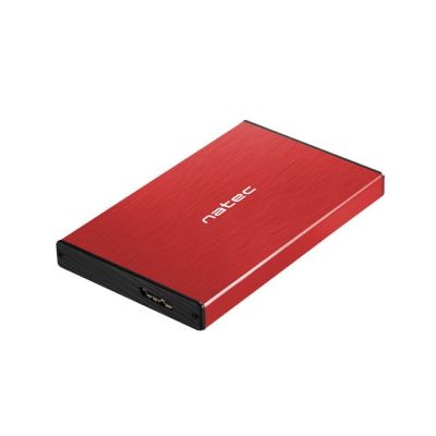 2. Obudowa NATEC Rhino Go NKZ-1279 (2.5"; USB 3.0; Aluminium; kolor czerwony)