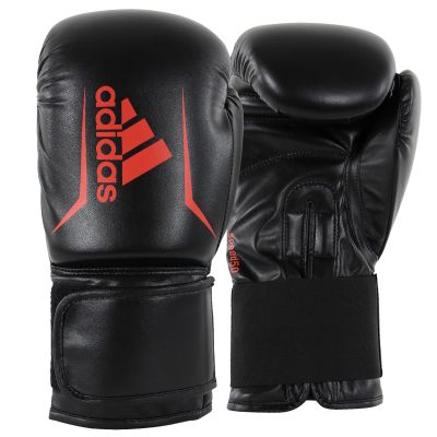 4. Rękawice bokserskie Adidas SPEED 50 czarno czerwone