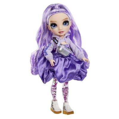 8. Rainbow High Sparkle & Shine Fashion Dolls- Viola (Purple)