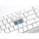 2. Ducky One 3 Classic Pure White SF klawiatura Gaming USB Niemiecki Biały