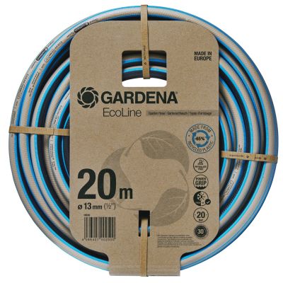 Gardena 18930-20 wąż ogrodowy 20 m Nad ziemią Plastik, Termoplastyczny elastomer Czarny, Niebieski, Szary