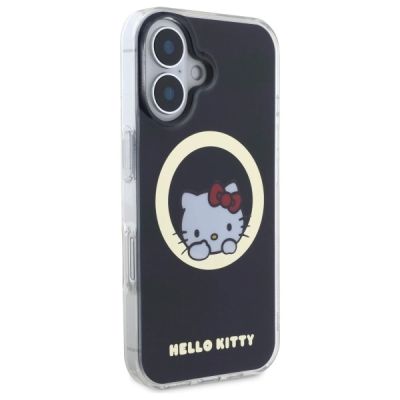 4. Etui Hello Kitty IML Sweet Kitty Magsafe na iPhone 16 - czarne