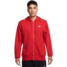 Bluza męska Nike Club BB FZ Hoodie czerwona FN3861 657