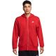 Bluza męska Nike Club BB FZ Hoodie czerwona FN3861 657
