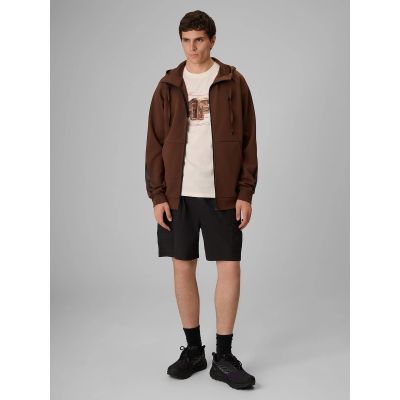 4. T-shirt regular z nadrukiem męski 4F 4FRSS26TTSHM4230-11S
