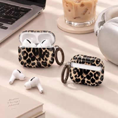 9. Etui Tech-Protect Lamano na AirPods Pro 3 - czarno-brązowe