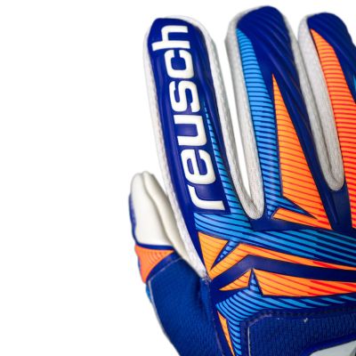 6. Rękawice bramkarskie Reusch Attrakt Advance niebieskie 5670215 4126