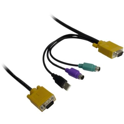 4. Inter-Tech KVM-1708 konsola rackowa 43,2 cm (17") 1280 x 1024 px Stal Czarny