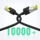 7. Kabel Ugreen NW150 80424 Ethernet RJ45 Cat 7 10Gbps 3m - czarny