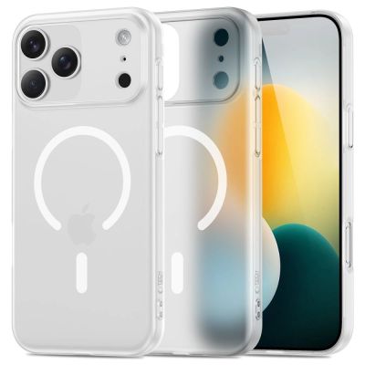 Etui Tech-Protect MagSlim MagSafe na iPhone 17 Pro - biały mat