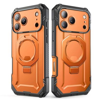5. Etui Supcase Grip Pro Mag MagSafe na iPhone 18 Pro / 17 Pro - pomarańczowe