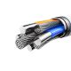 4. Kabel Joyroom S-A51 Cutting-Edge Series 3A USB-A - USB-C 1,2m - jasnoszary