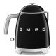 26. Czajnik SMEG mini 0,8L czarny Schwarz (KLF05BLEU)