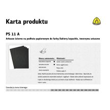 KLINGSPOR PAPIER ŚCIERNY WODNY P 500  PS11A/50szt .