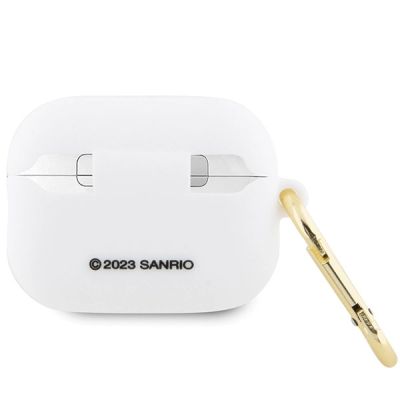 2. Etui Hello Kitty Silicone 3D Kitty Head na AirPods Pro 2 (2022/2023) - białe