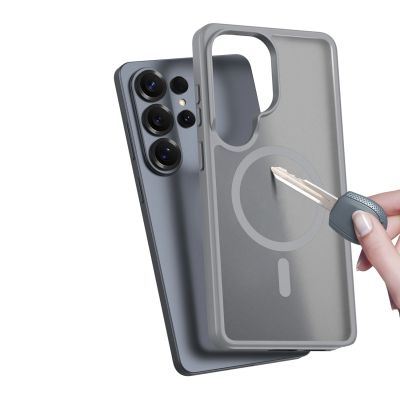 8. Etui Dux Ducis Yind na Samsung Galaxy S26 Ultra kompatybilne z MagSafe - szare