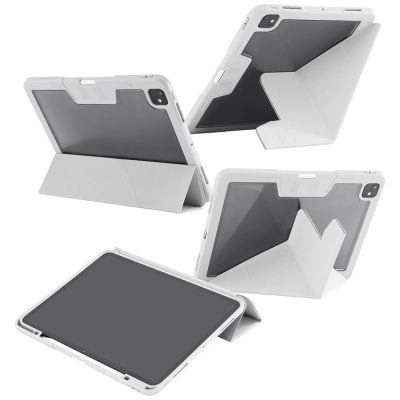 3. Etui Care by PanzerGlass Y fold do iPad Pro 13" 2024 / 2025 - jasnoszare