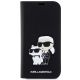 3. Etui Karl Lagerfeld Saffiano Karl&Choupette na iPhone 14 Pro - czarne